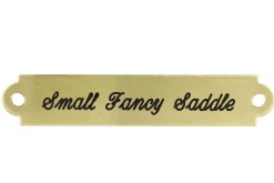 Sale DOVER DROPSHIP 2" Fancy Saddle Nameplate