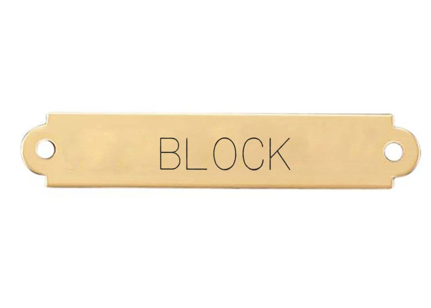 Sale DOVER DROPSHIP 2" Fancy Saddle Nameplate