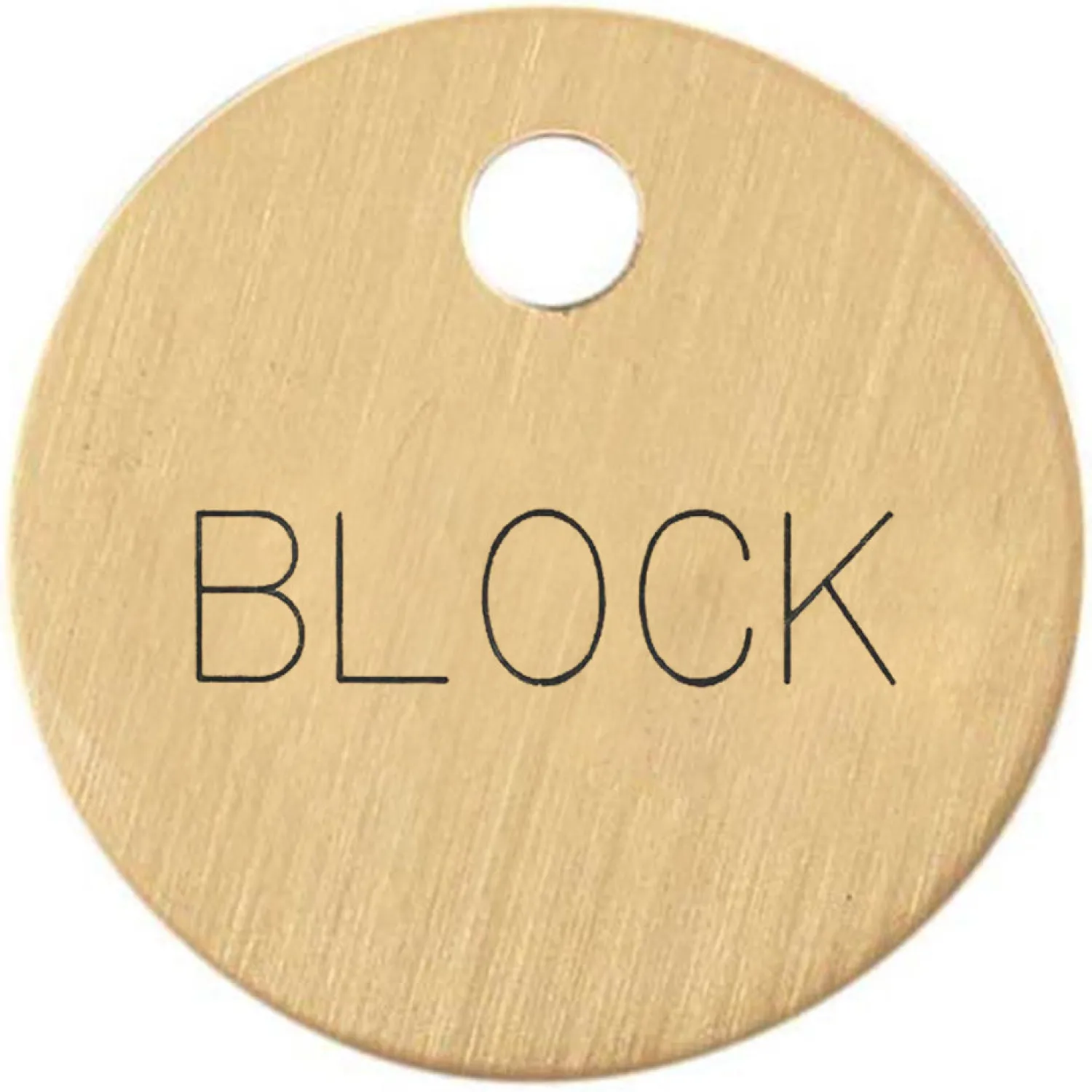 Hot DOVER DROPSHIP 1'' Round Bridle & Accessory Tag