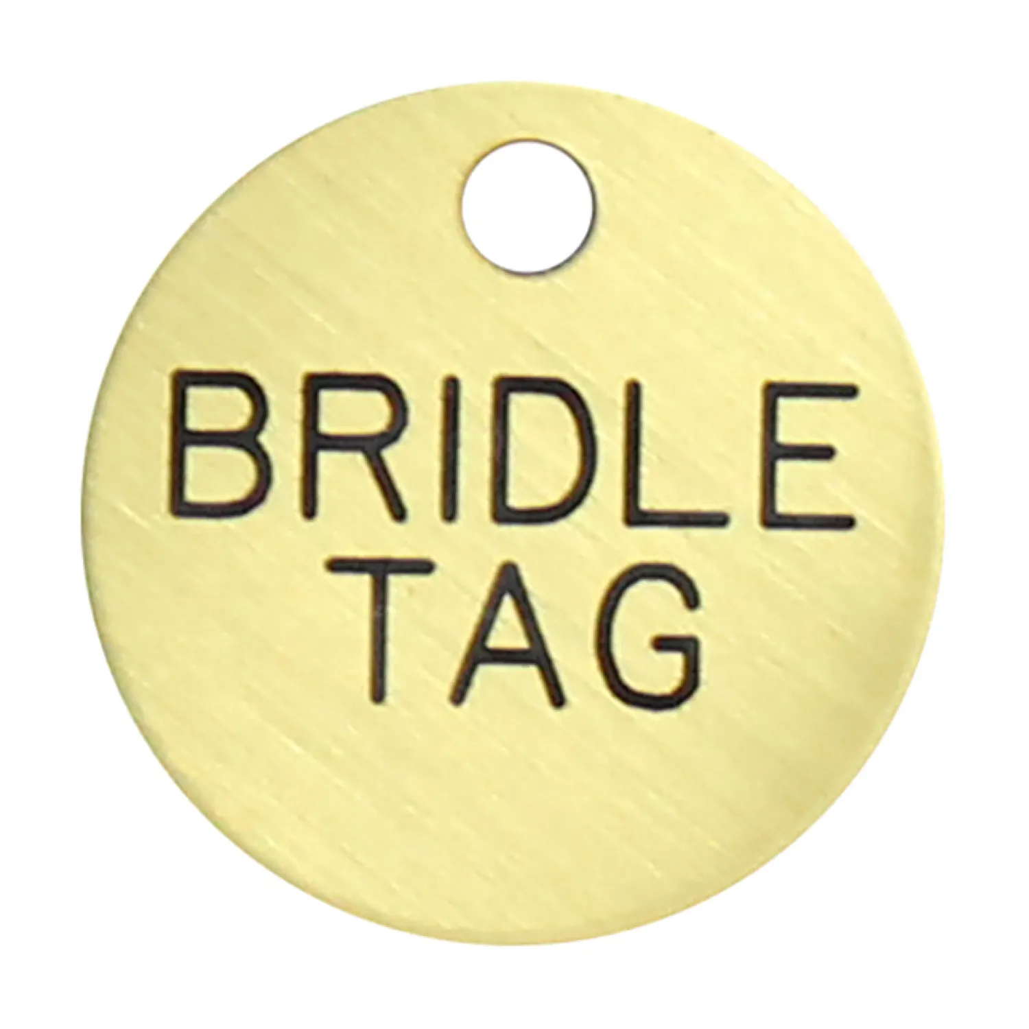 Hot DOVER DROPSHIP 1'' Round Bridle & Accessory Tag