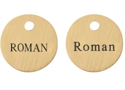 Hot DOVER DROPSHIP 1'' Round Bridle & Accessory Tag