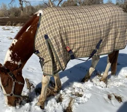 Discount JACKS MFG 5/A Baker® Heavyweight Turnout Blanket Baker Plaid