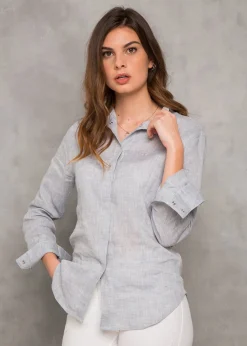 Discount HORSEWARE AA® Ladies’ 300 Linen Long Sleeve Shirt