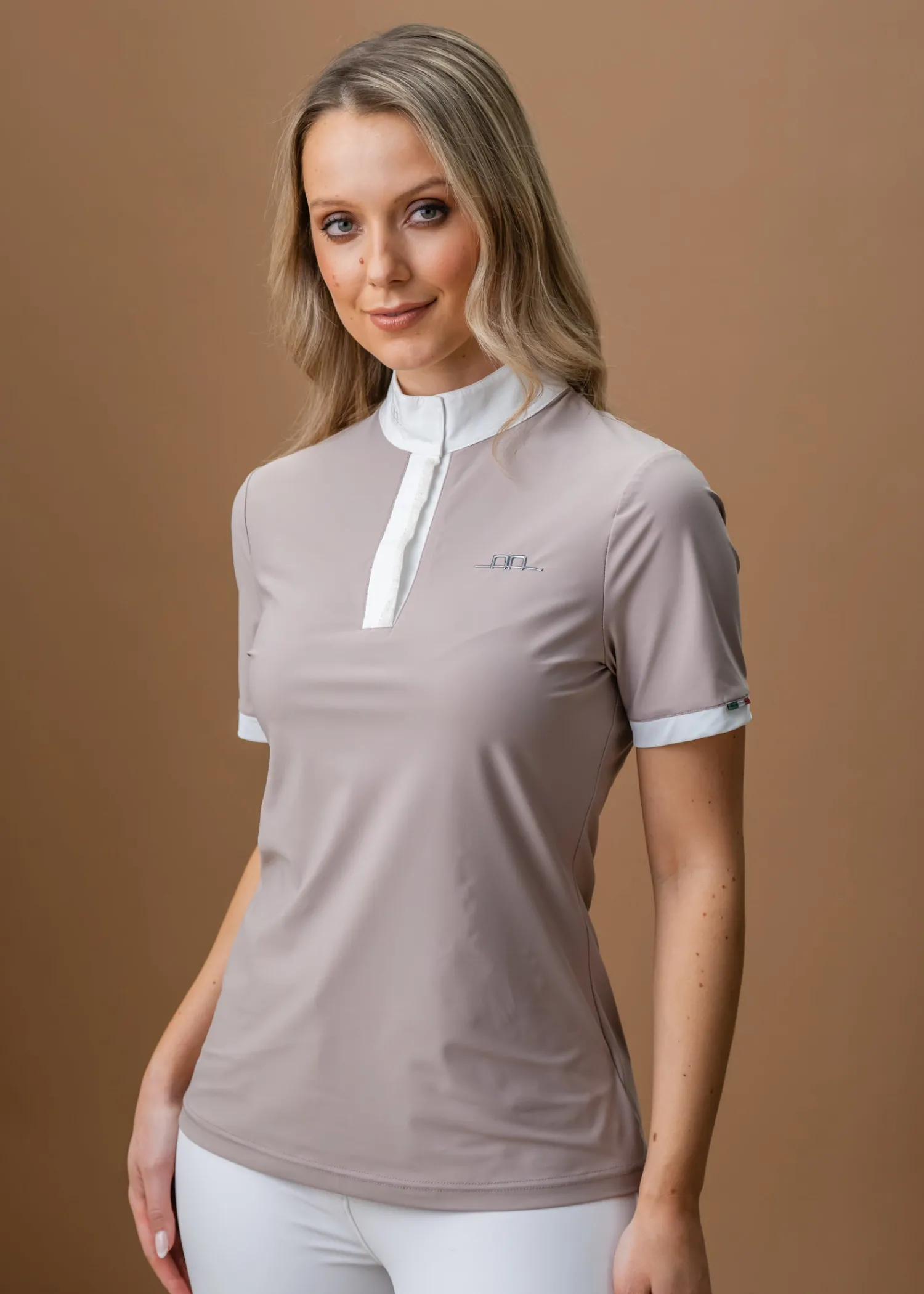 Hot HORSEWARE AA® Mira Short-Sleeve Show Shirt Oyster