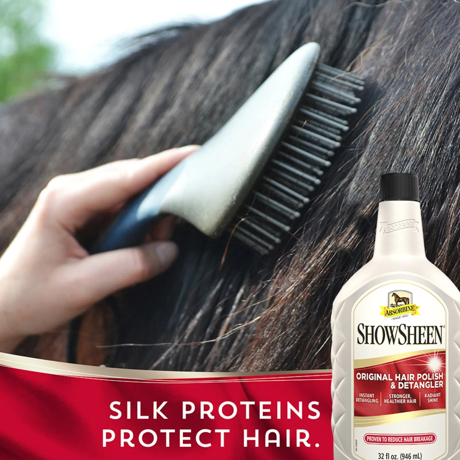 Best ANIMAL HEALTH INT Absorbine® ShowSheen® Hair Polish & Detangler