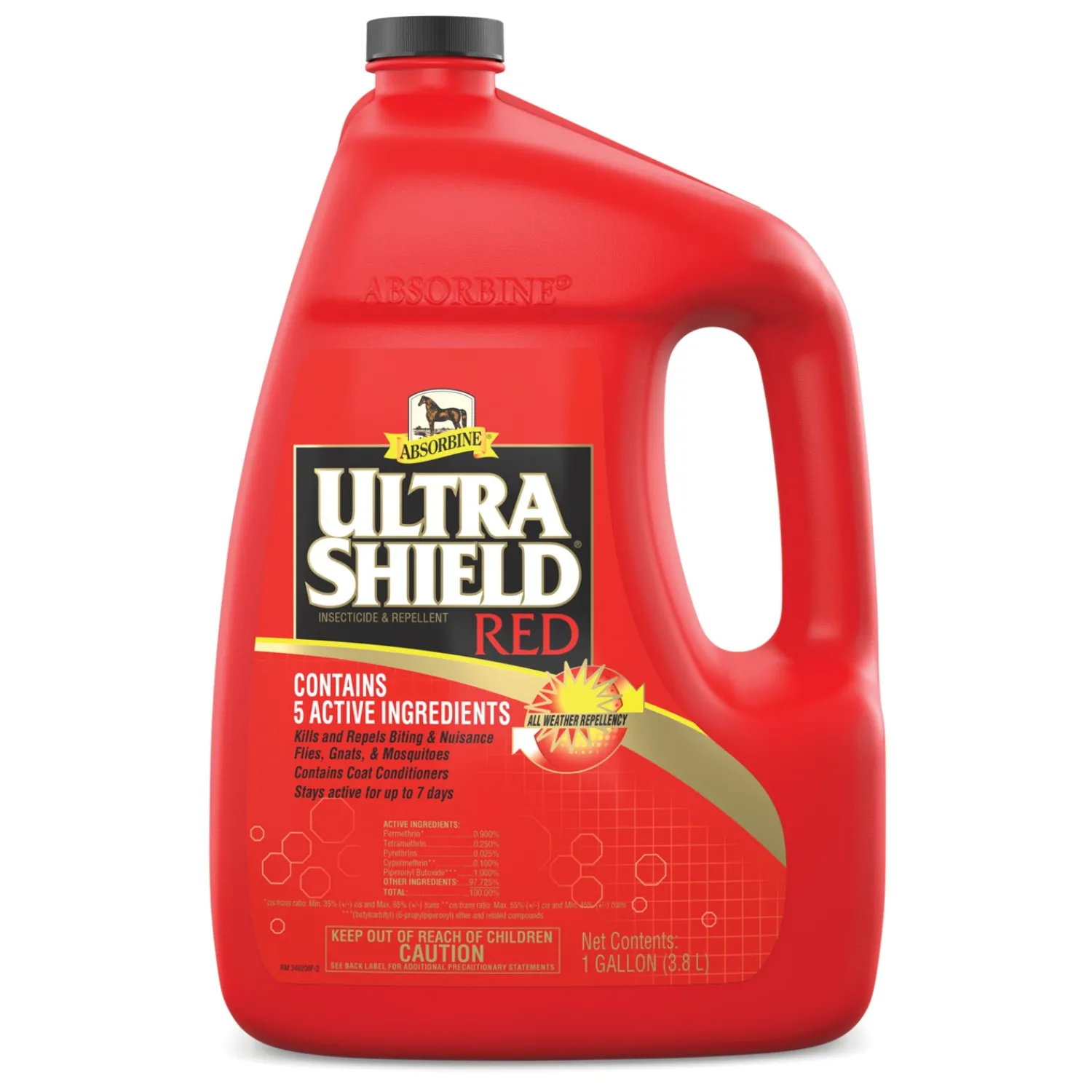 Outlet ANIMAL HEALTH INT Absorbine® UltraShield® Red Insecticide & Repellent - Gallon