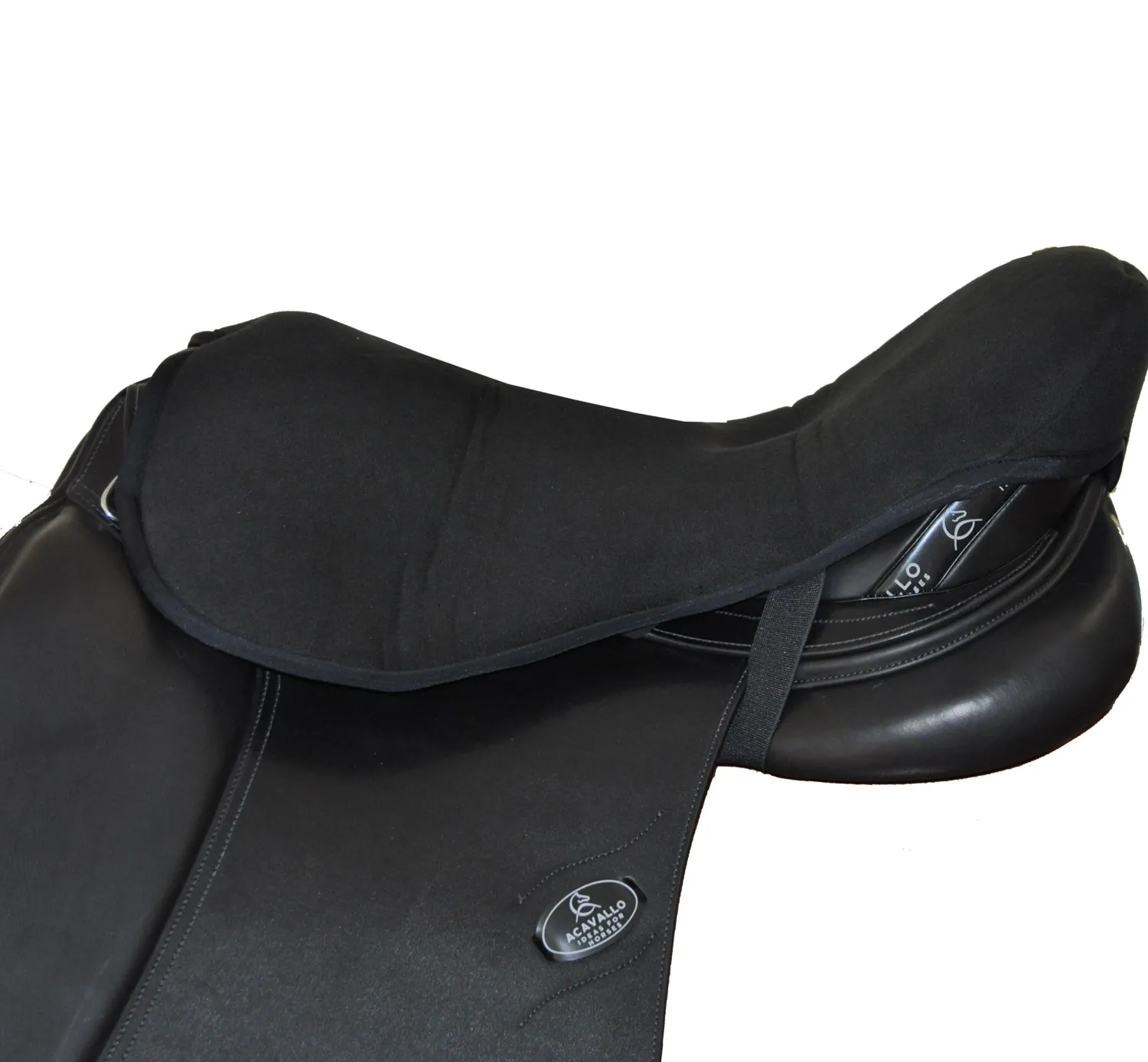 Online AMAHORSE TRADING SRL Acavallo® Ortho Coccyx Gel In Dri-Lex® Seat Saver - Dressage Black