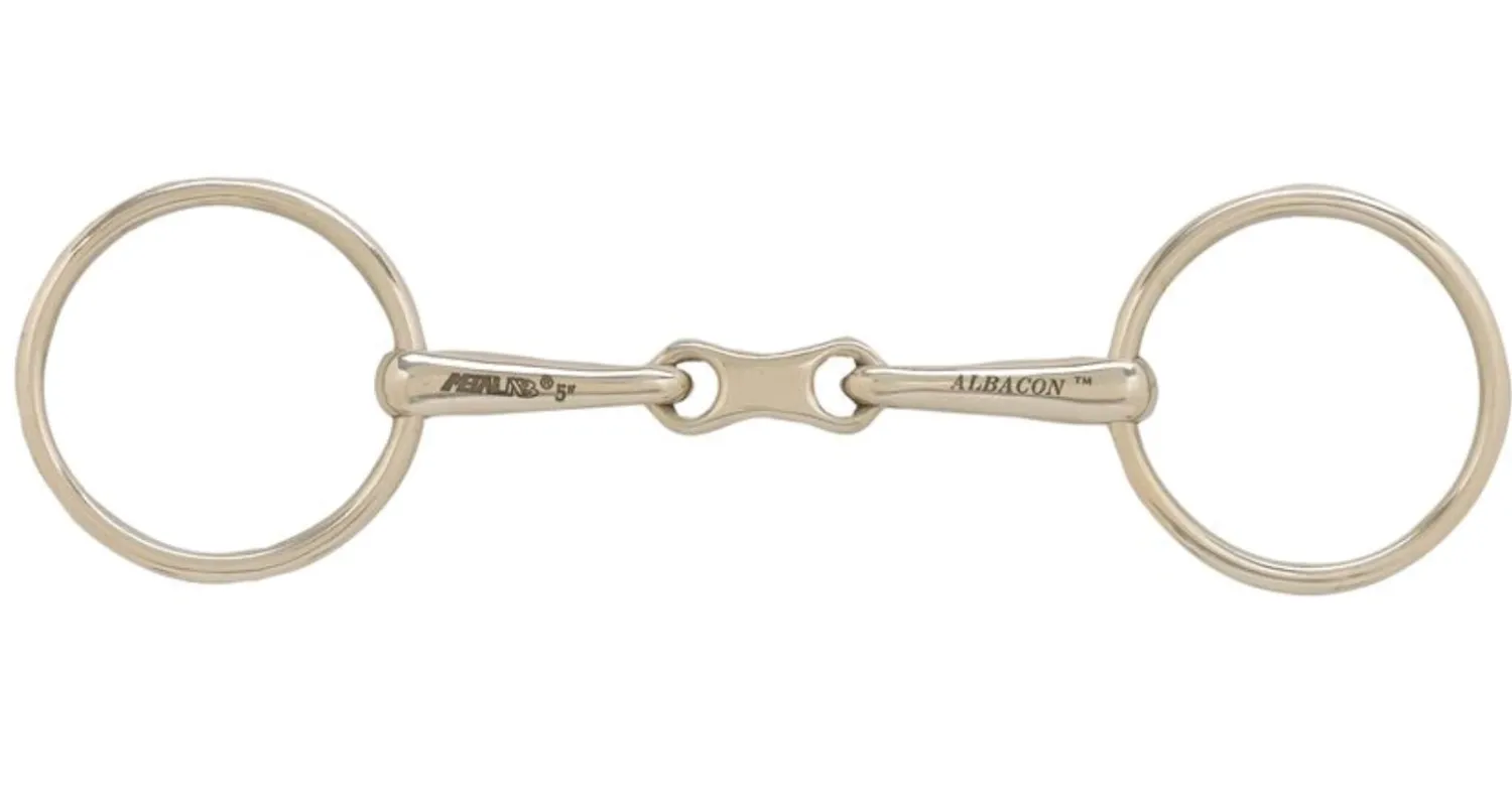 New ERS AlBaCon™ French Link Bradoon Bit German Silver