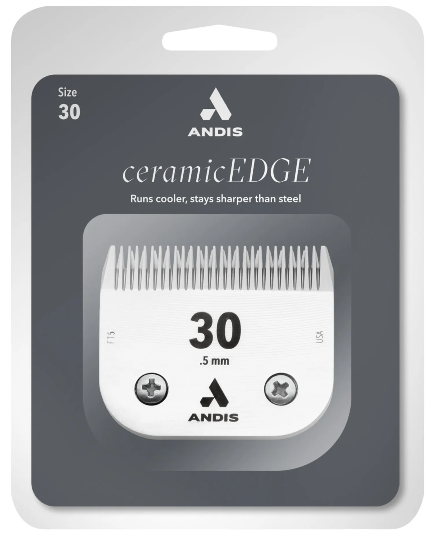Sale ANDIS COMPANY Andis® CeramicEdge® Detachable Replacement Blade Size 30 Silver