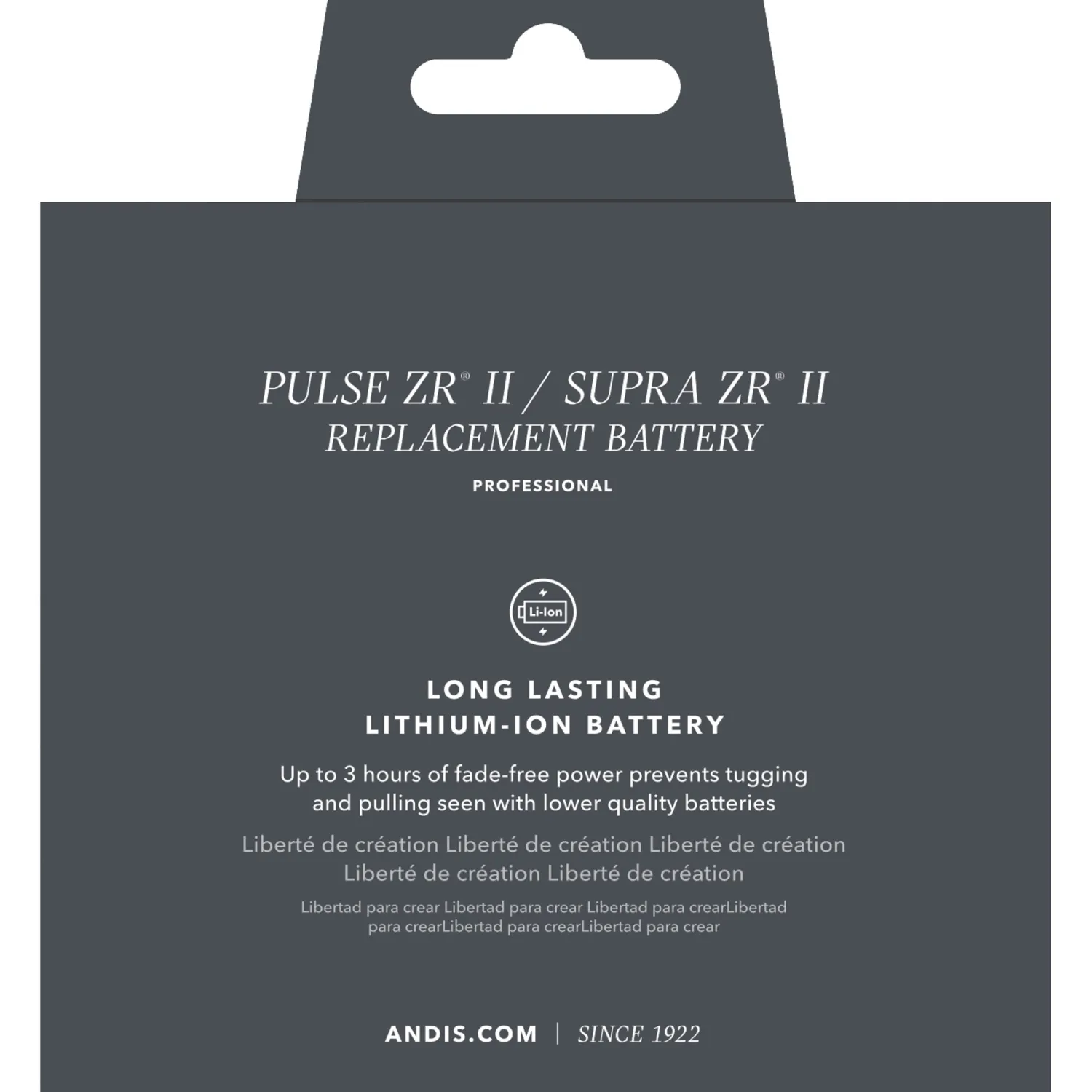 Online ANDIS COMPANY Andis® Pulse ZR® II Replacement Battery Pack Black