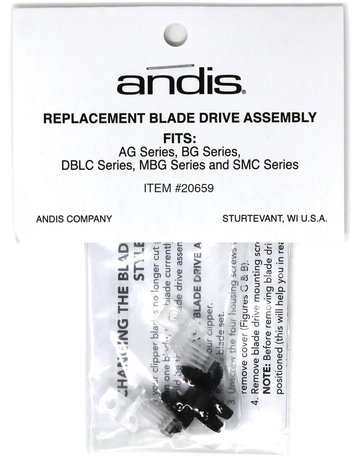 Best ANDIS COMPANY Andis® Quad Force Blade Drive Assembly