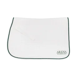 Sale SADDLERY BRANDS INTL Arena All-Purpose Saddle Pad White/Green