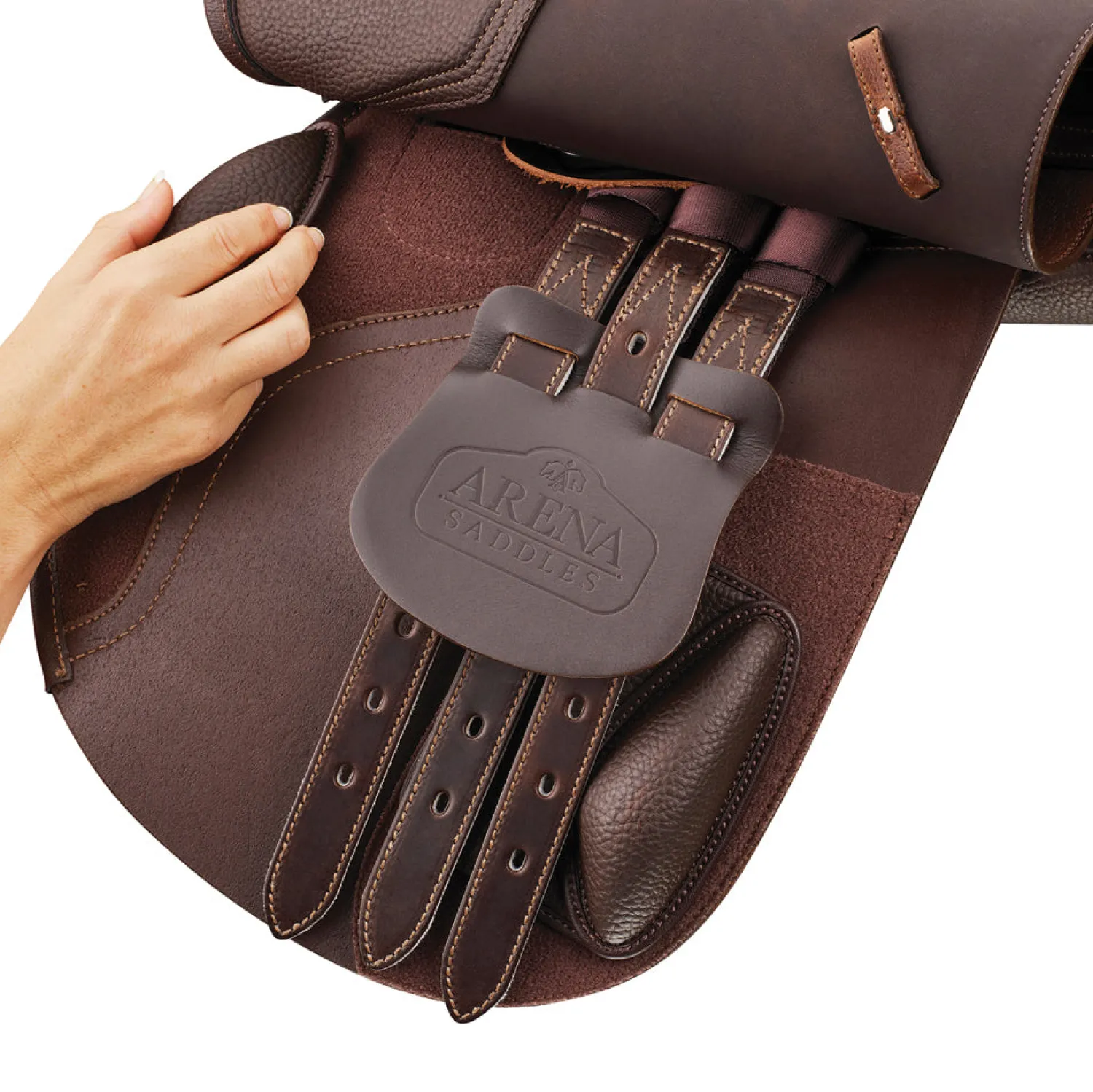 SADDLERY BRANDS INTL Arena Close Contact Saddle Brown