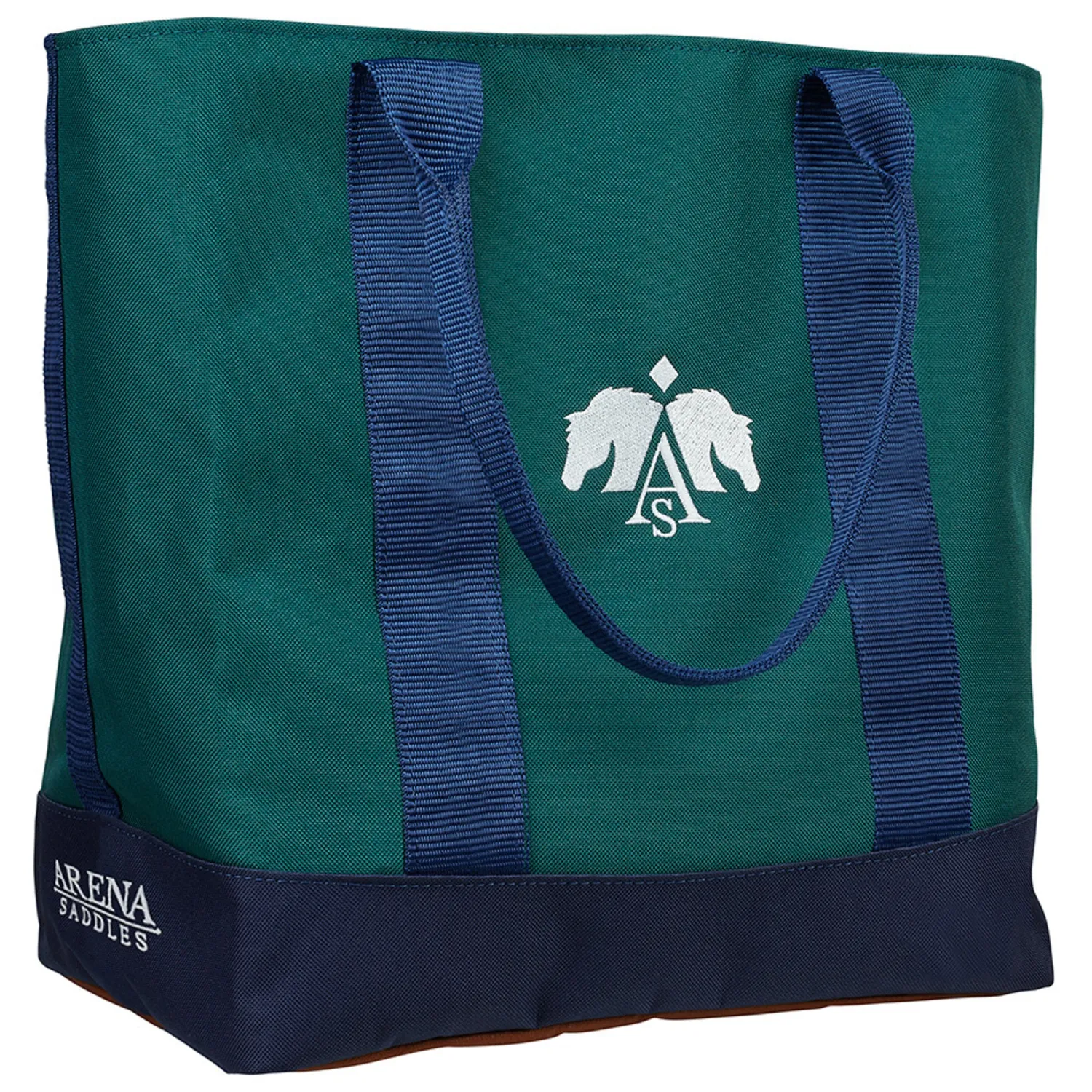 Discount SADDLERY BRANDS INTL Arena Maxi Tote Bag Green/Navy/White