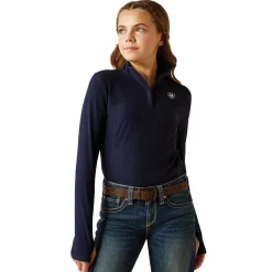 Clearance ARIAT-APPAREL Ariat® Kids’ Lowell 3.0 Baselayer Shirt Navy