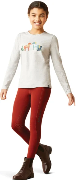 Discount ARIAT-APPAREL Ariat® Kids’ Winter Fashions Tee Heather Grey