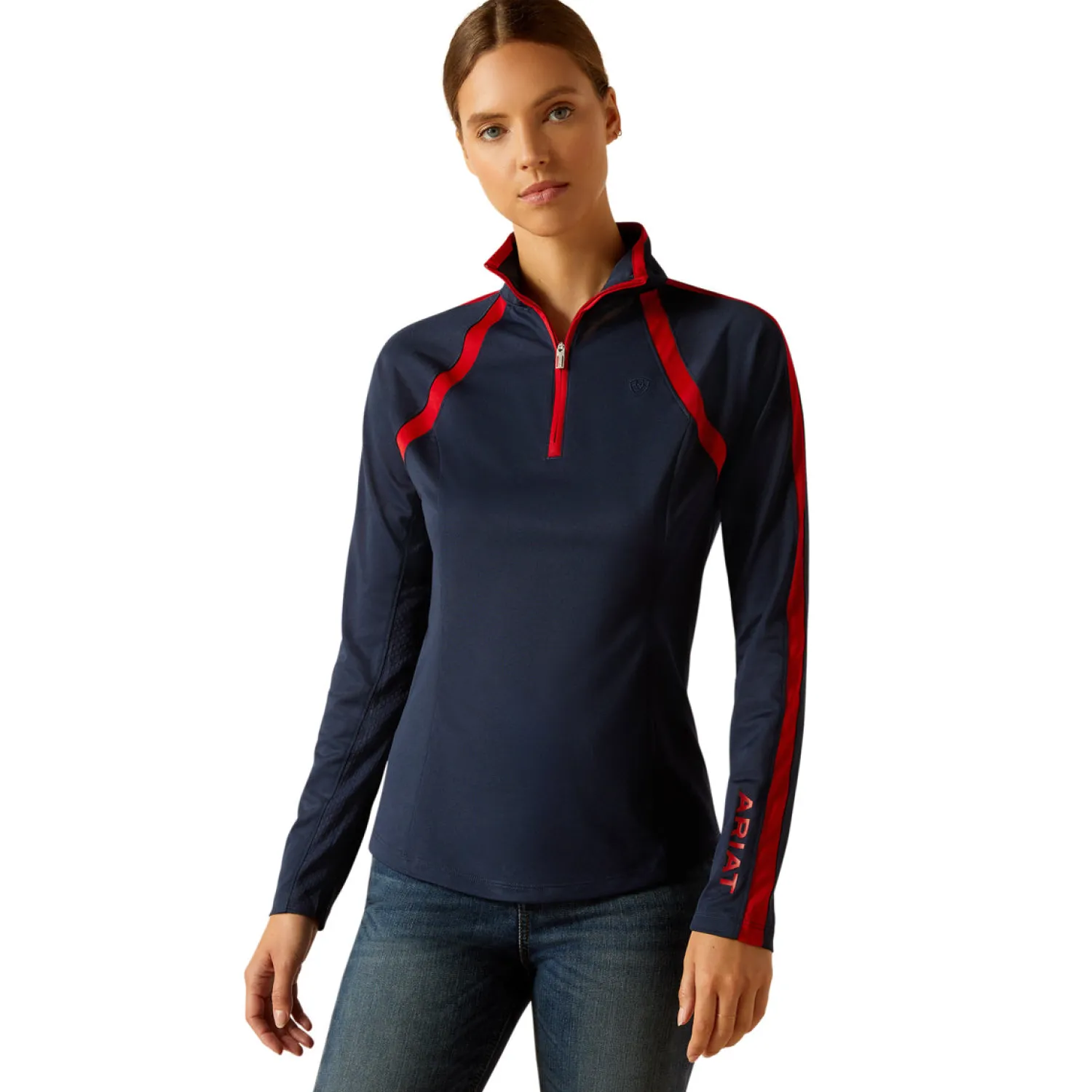 New ARIAT-APPAREL Ariat® Ladies’ Sunstopper Quarter-Zip Base Layer 3.0