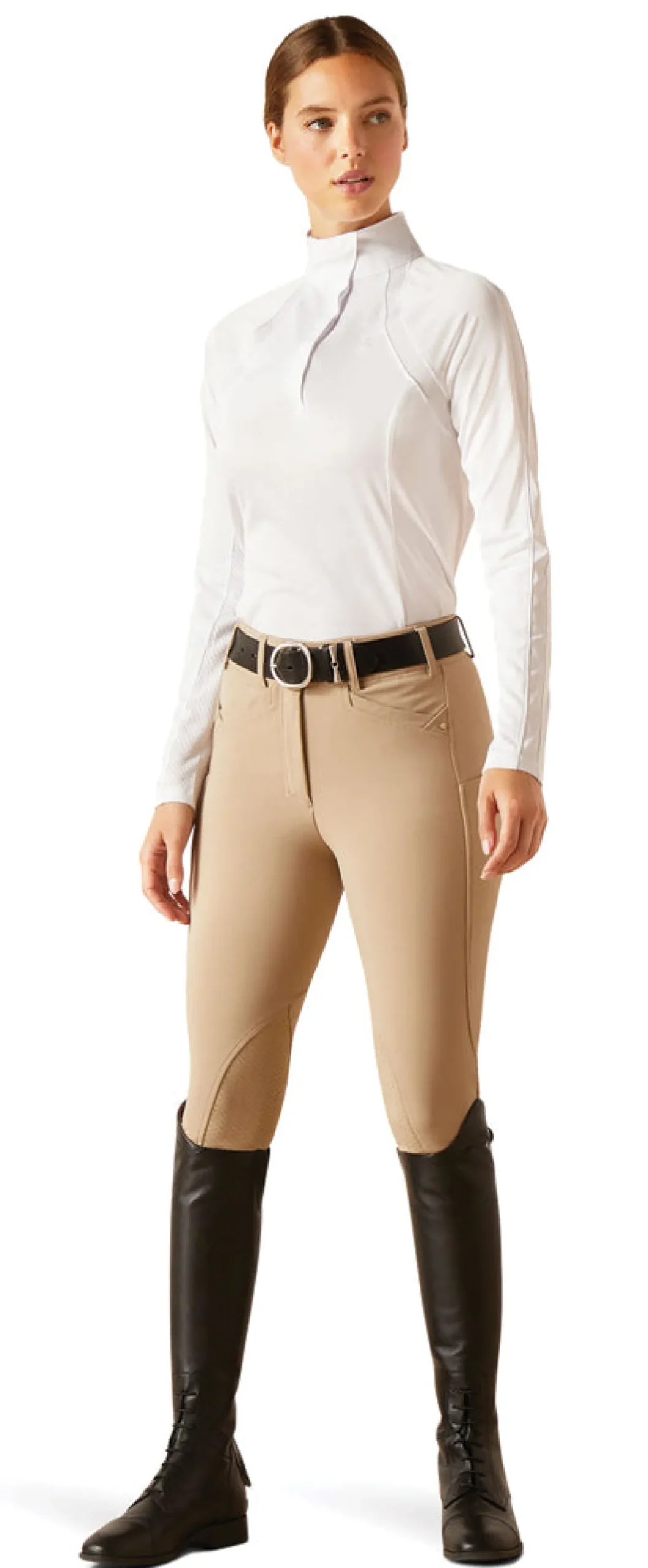 Clearance ARIAT-APPAREL Ariat® Ladies’ Sunstopper Show Shirt 3.0 White