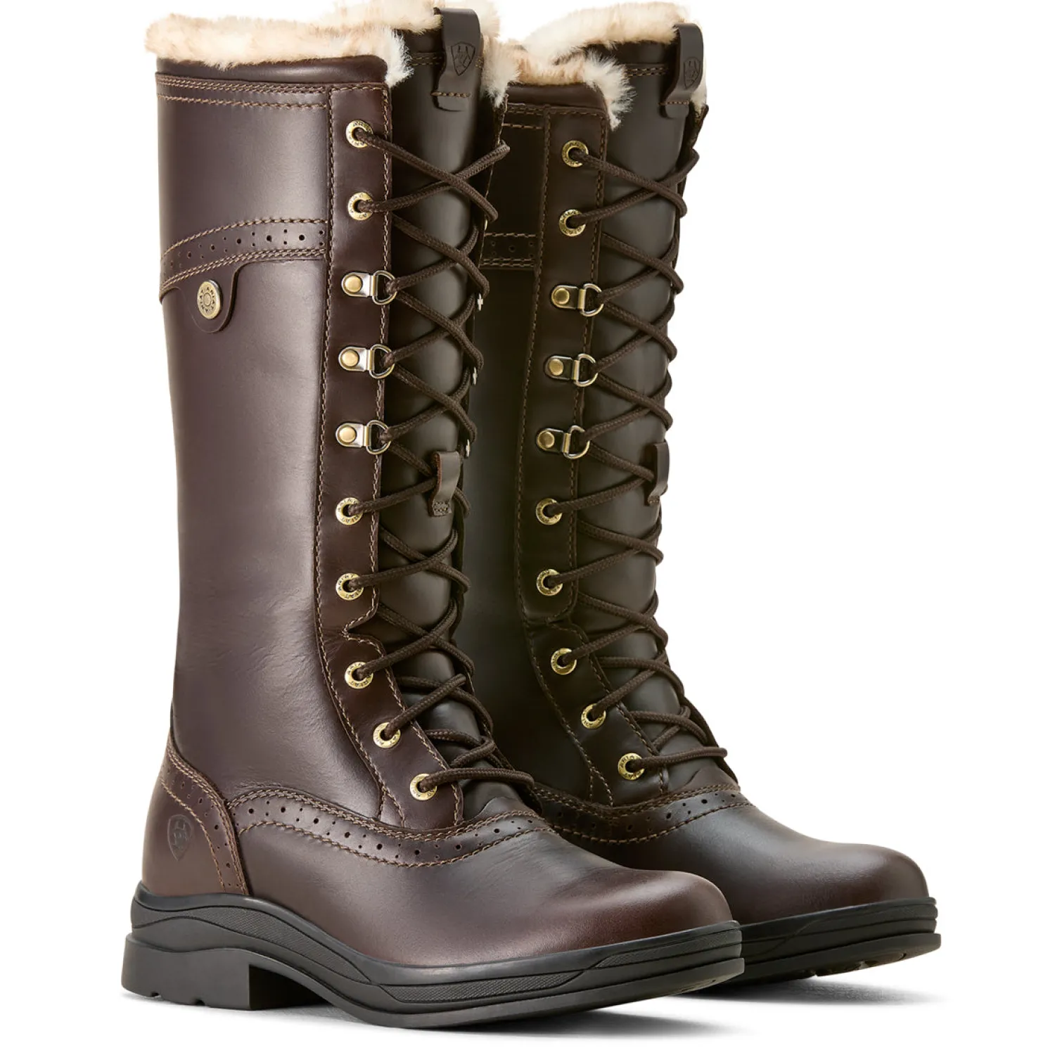 Best ARIAT ® Ladies’ Wythburn II Sherpa Waterproof Boot Dark Mocha