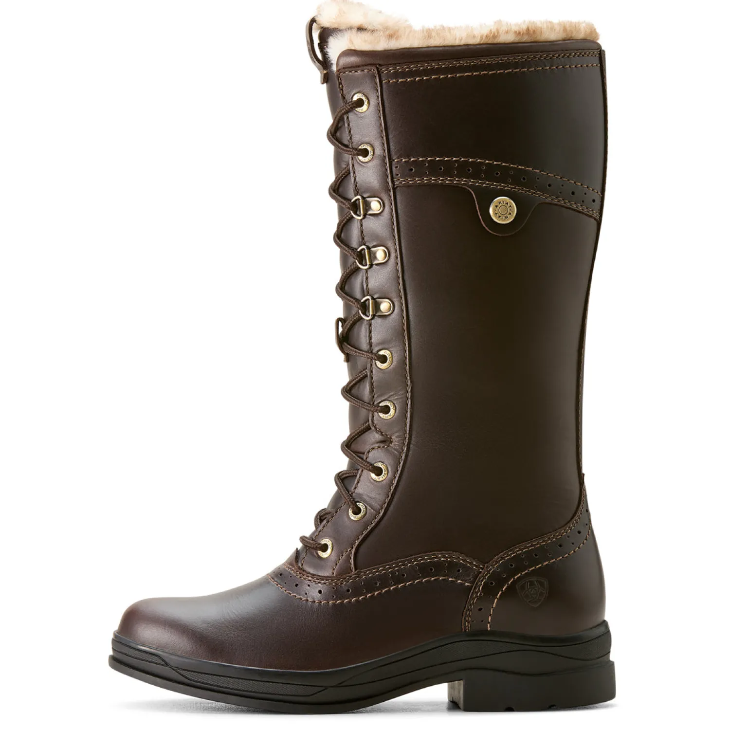 Best ARIAT ® Ladies’ Wythburn II Sherpa Waterproof Boot Dark Mocha