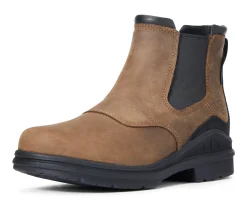 Hot ARIAT ® Men’s Barnyard Twin Gore II Boots Antique Brown