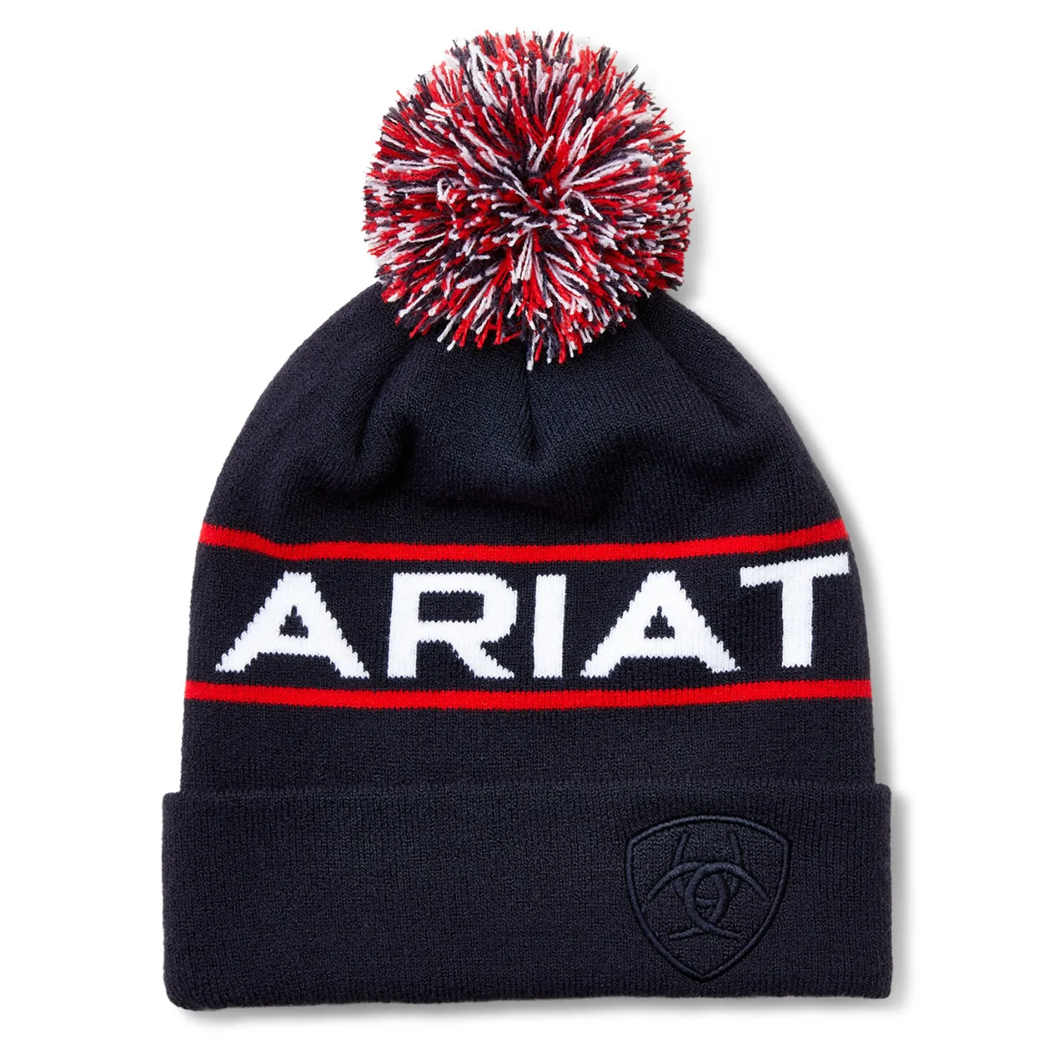 Discount ARIAT-APPAREL Ariat® Team Beanie Navy/Red