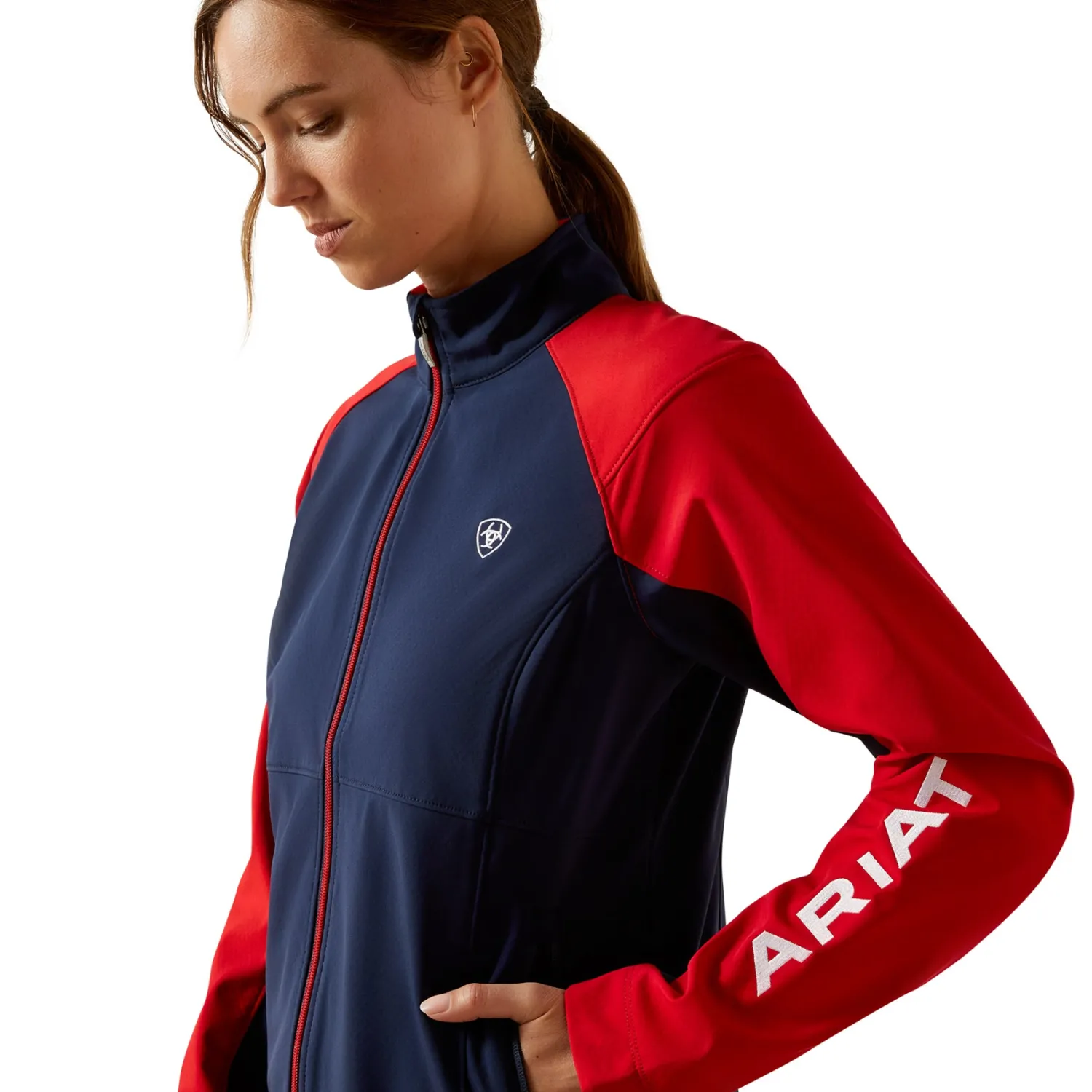 Discount ARIAT-APPAREL Ariat® Team EQ Jacket Navy/Red