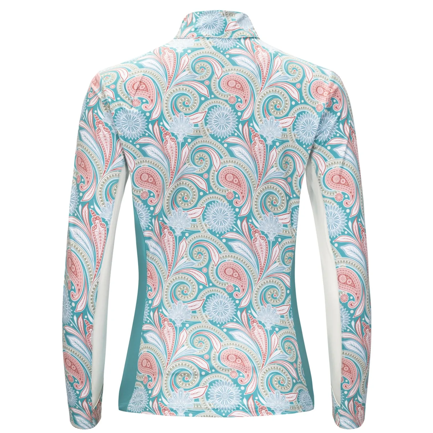 Hot ARISTA EQUESTRIAN Arista® Ladies’ Viva Quarter-Zip Long Sleeve Shirt Light Verdigris