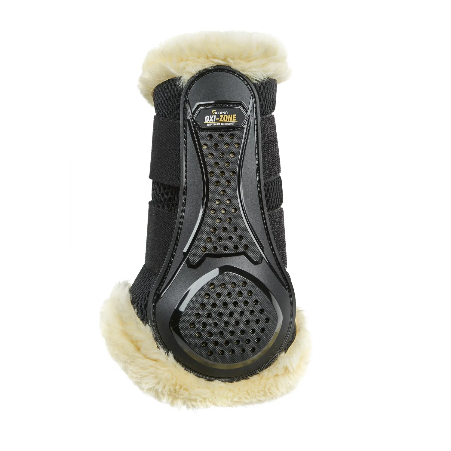 Sale SHIRES EQUESTRIAN ARMA Oxi-Zone SupaFleece Brushing Boots Black