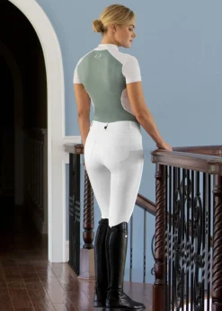 Discount EQUINAVIA B Vertigo Ladies’ Kimberley Knee-Patch Breech with Leather Patches