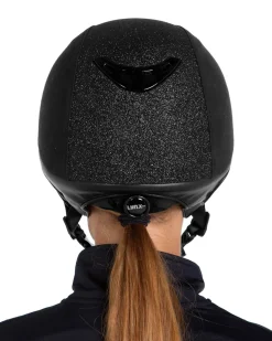 Online BACK ON TRACK BOT LL Back on Track® Lynx Micromocca Riding Helmet Black