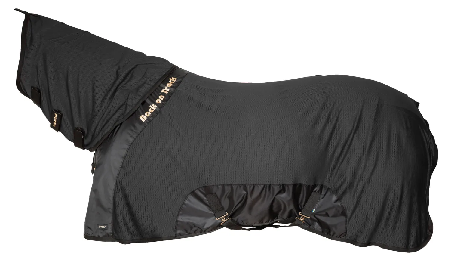 Outlet BACK ON TRACK BOT LL Back on Track® Royal Mesh Deluxe Neck Cover Black