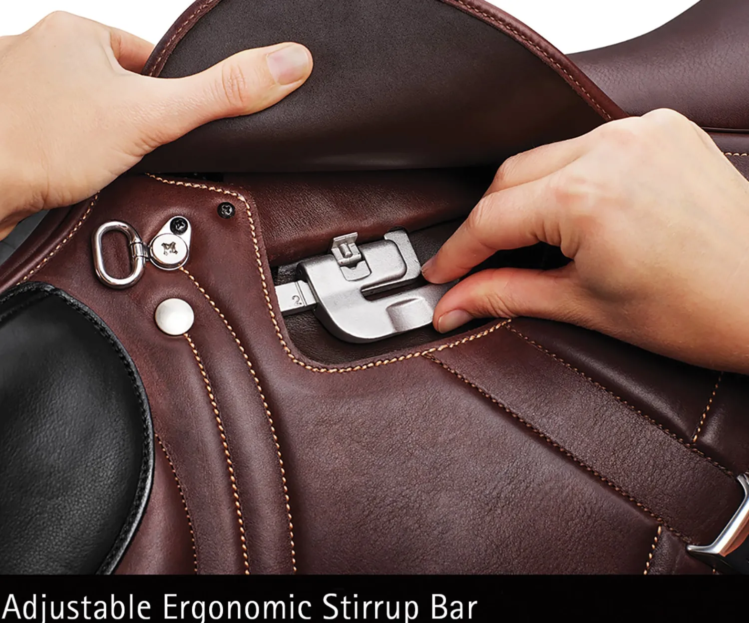 SADDLERY BRANDS INTL Bates Advanta Monoflap Eventing Saddle