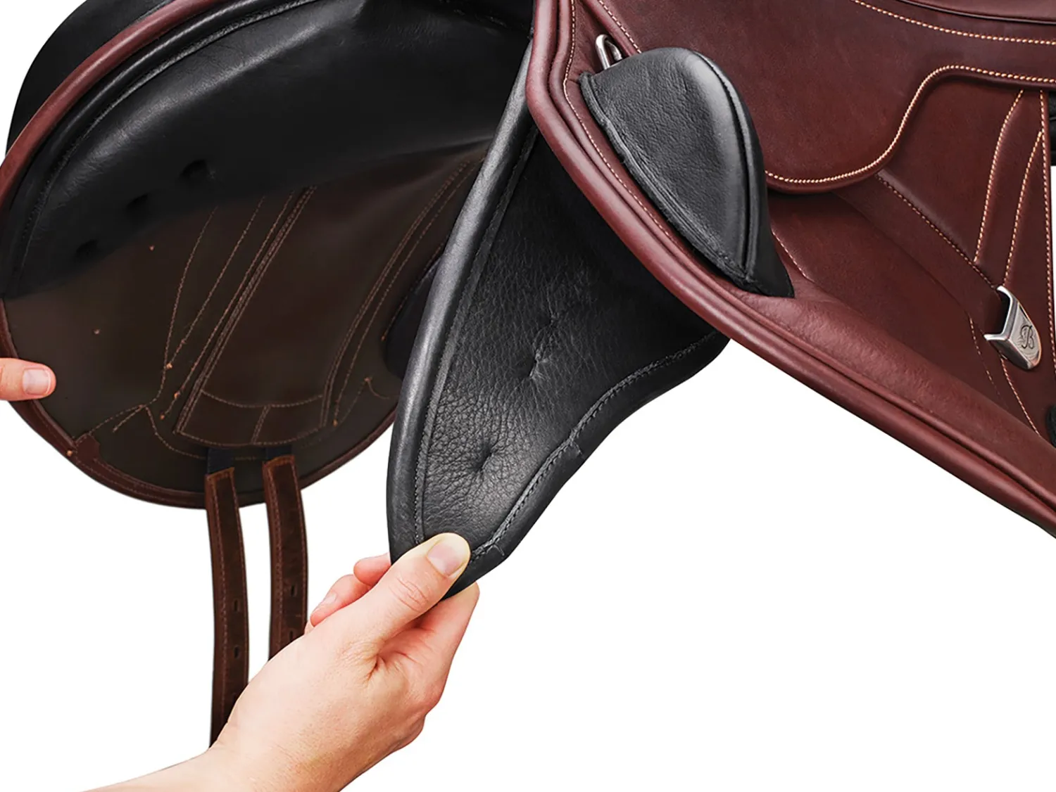 SADDLERY BRANDS INTL Bates Advanta Monoflap Eventing Saddle