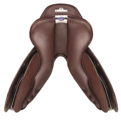 Hot SADDLERY BRANDS INTL Bates Caprilli Close Contact+ Saddle with Extended Flap and Luxe Leather Brown