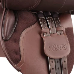 Best SADDLERY BRANDS INTL Bates Caprilli Close Contact+ Forward Flap with Luxe Leather Saddle Brown