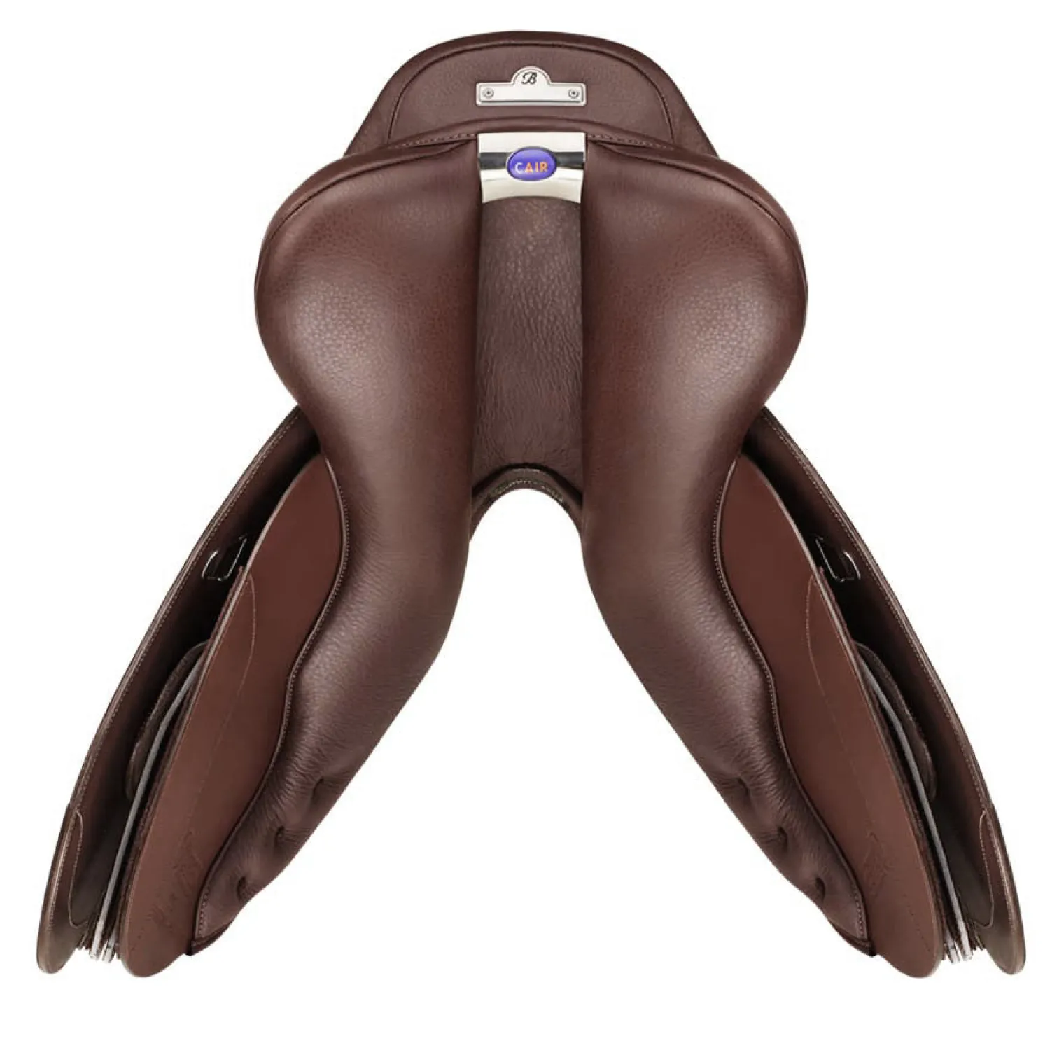 Best SADDLERY BRANDS INTL Bates Caprilli Close Contact+ Forward Flap with Luxe Leather Saddle Brown