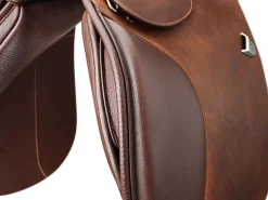 Online SADDLERY BRANDS INTL Bates Caprilli Close Contact Saddle with Forward Flap Brown