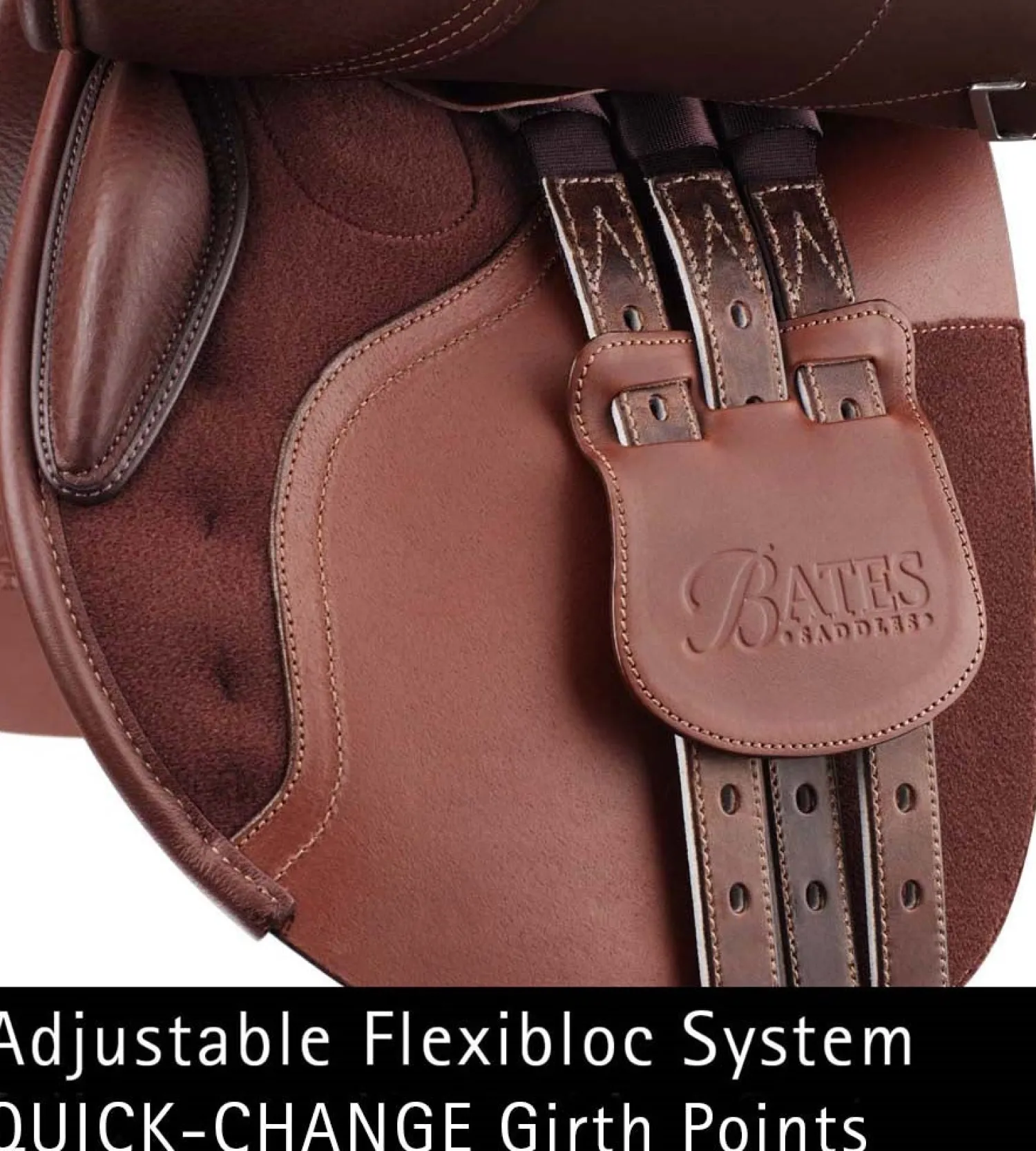Online SADDLERY BRANDS INTL Bates Caprilli Close Contact Saddle with Forward Flap Brown