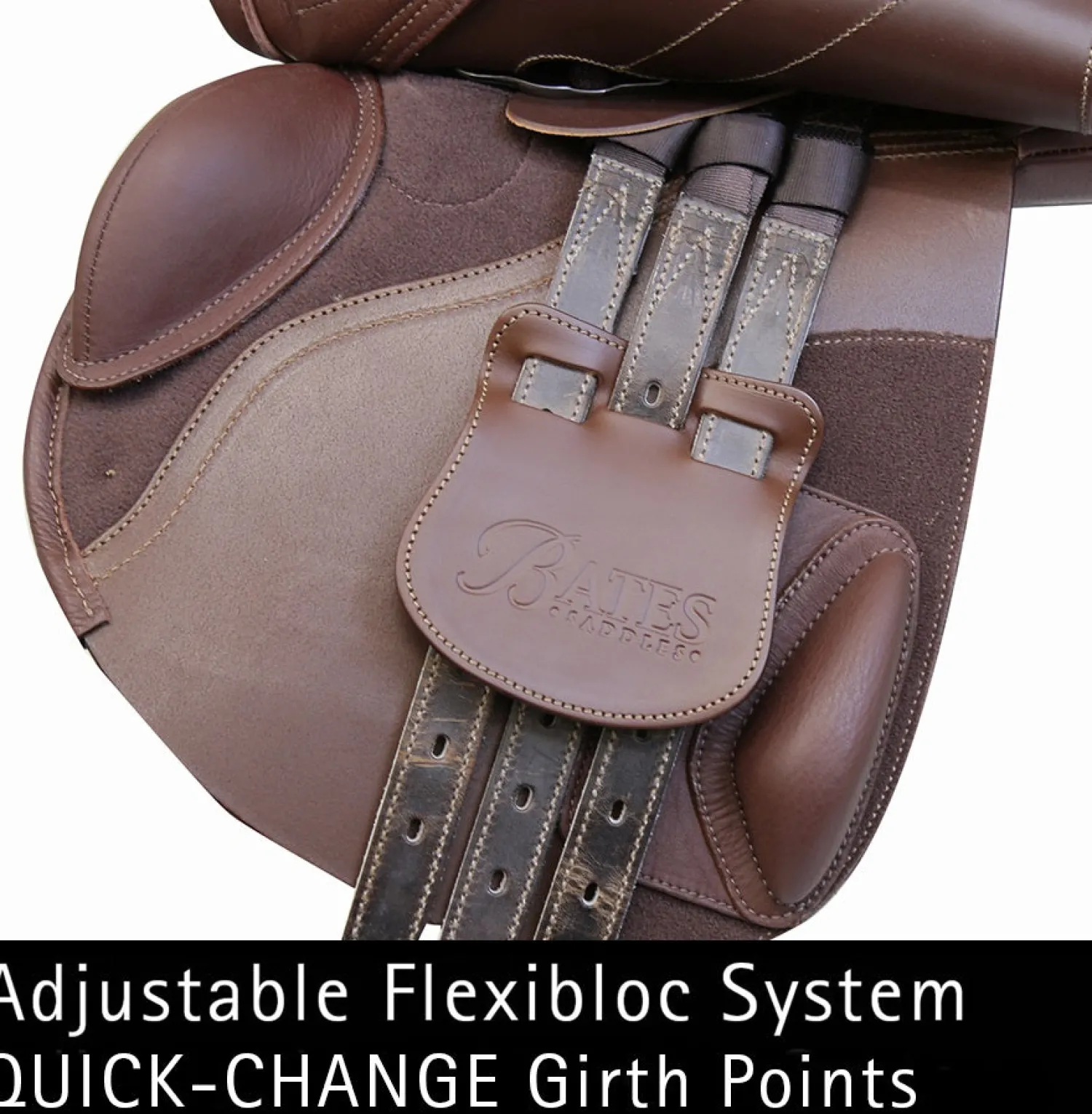 Hot SADDLERY BRANDS INTL Bates Elevation® DS+ Luxe Leather Saddle Brown