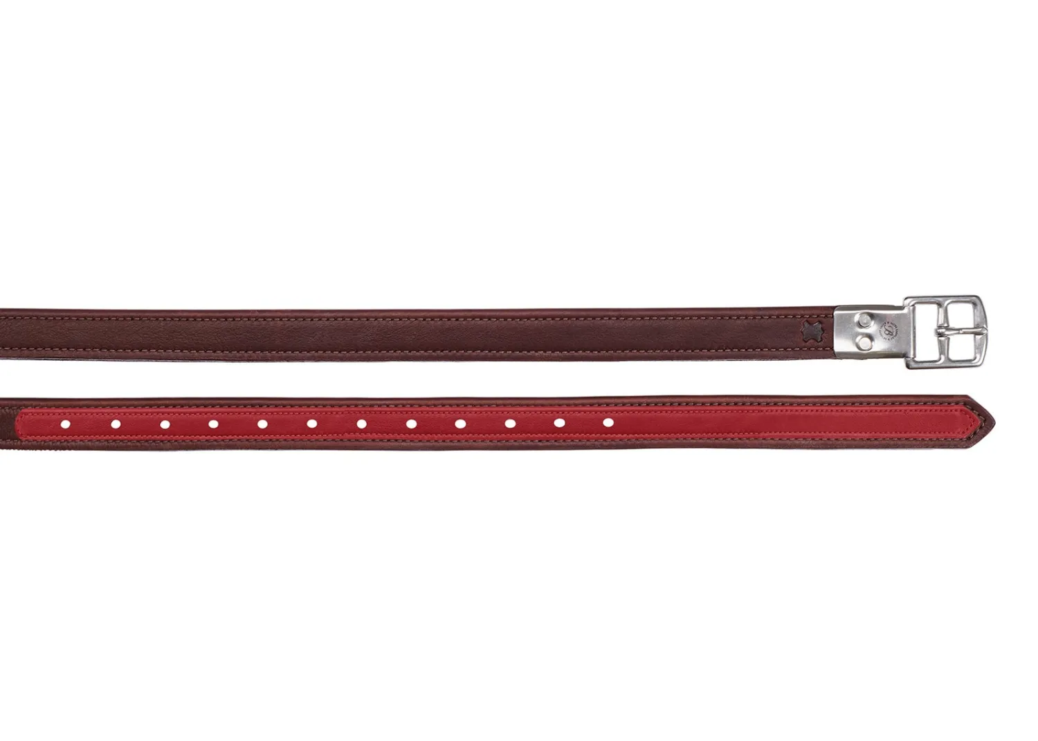 Best SADDLERY BRANDS INTL Bates Two-Tone Luxe Stirrup Leathers