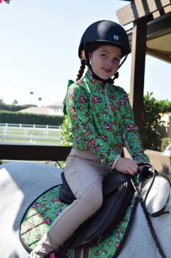 New BELLE AND BOW EQSTRN Belle & Bow Equestrian Girls’ Long Sleeve Sun Shirt