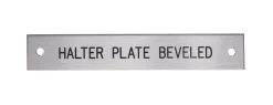 DOVER DROPSHIP Beveled Edge Halter Nameplate - 1 or 2 lines