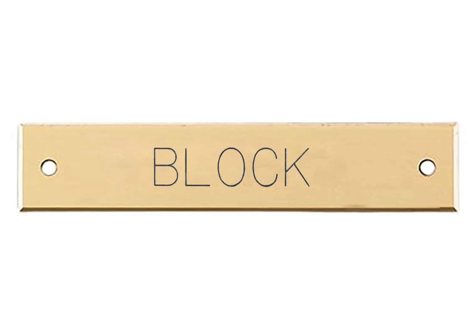 Outlet DOVER DROPSHIP Beveled Edge Saddle Nameplate