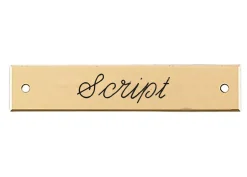 Outlet DOVER DROPSHIP Beveled Edge Saddle Nameplate