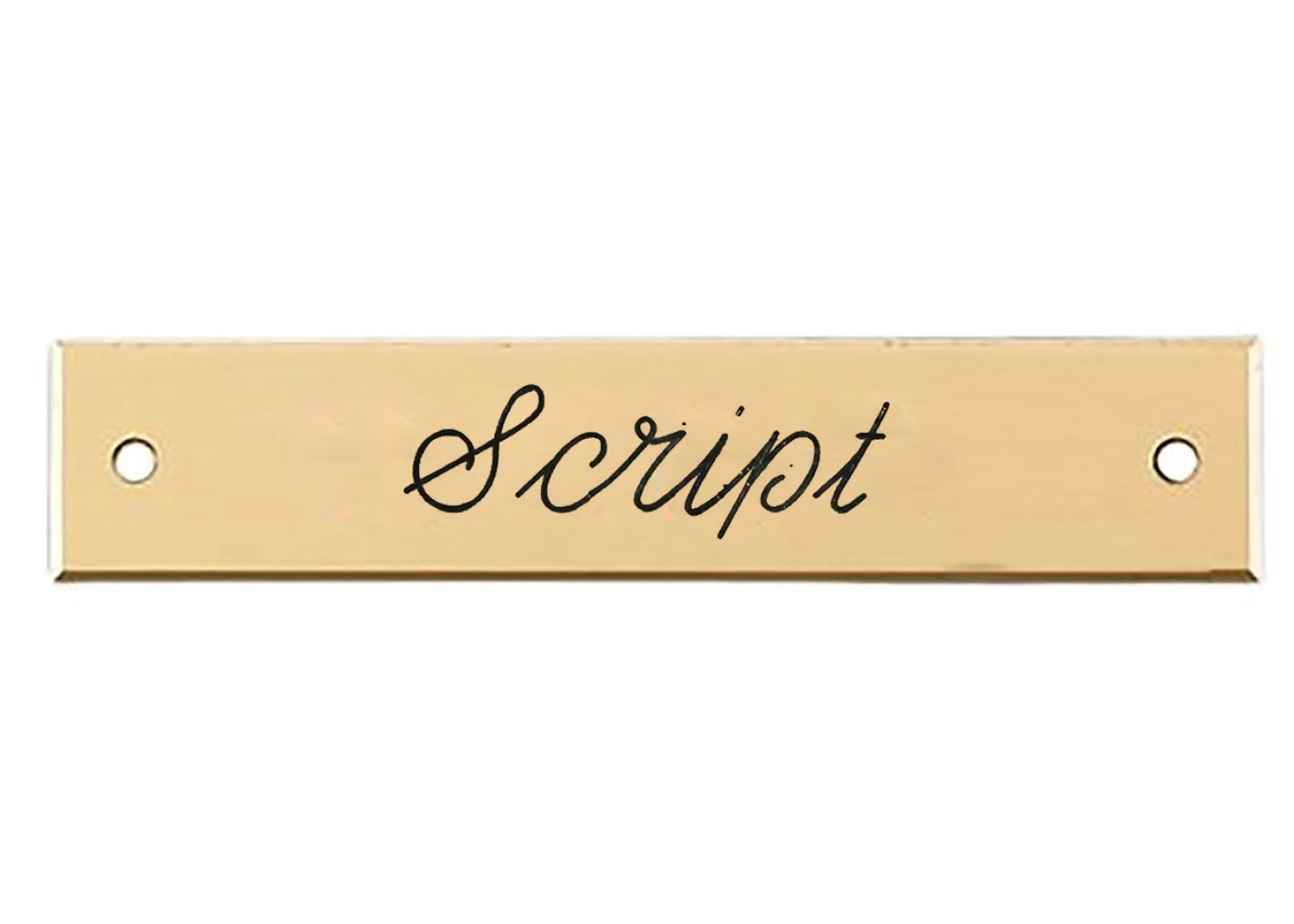 Outlet DOVER DROPSHIP Beveled Edge Saddle Nameplate