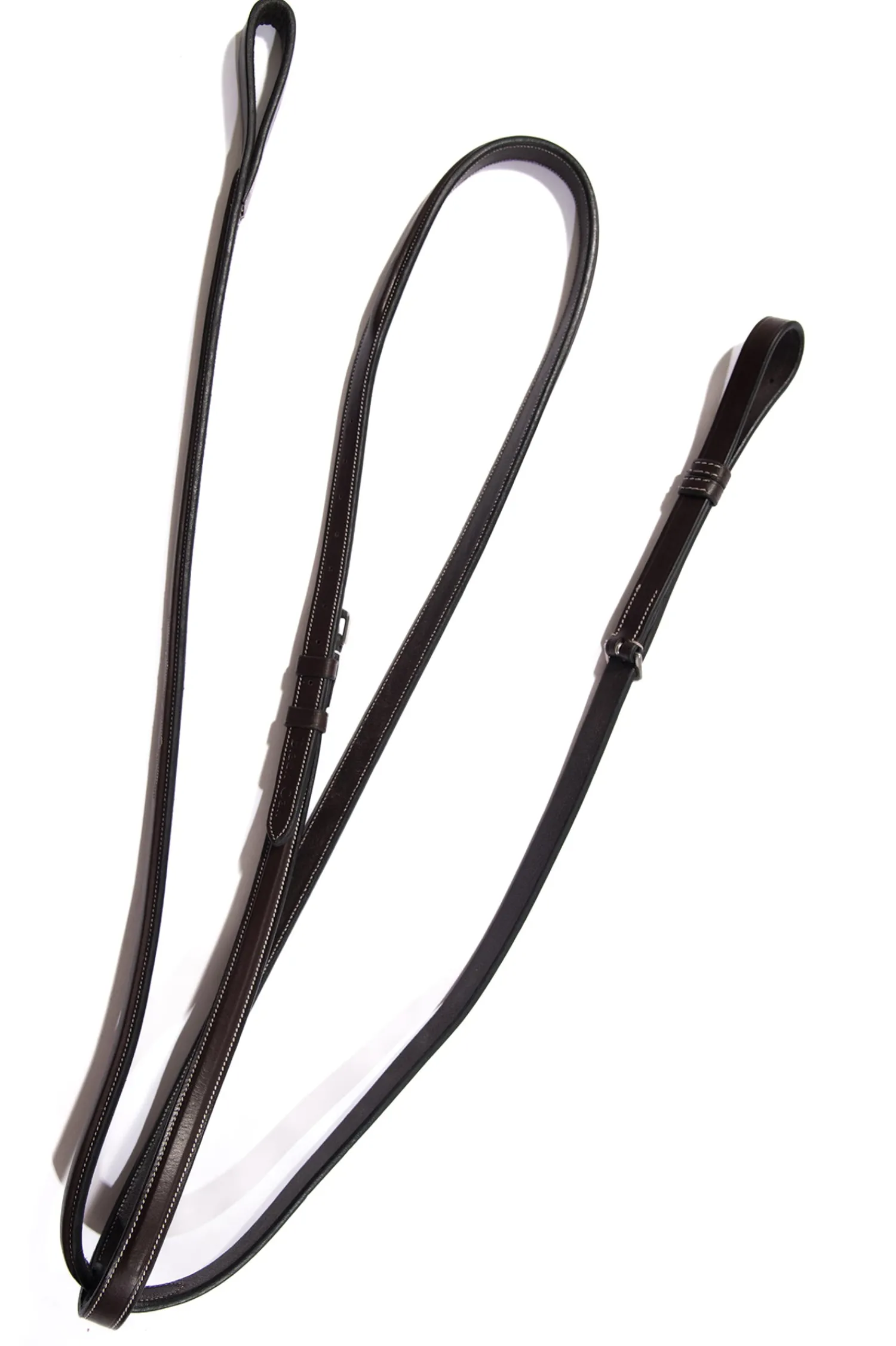 New KL SELECT Black Oak Square-Raised Fancy-Stitched Standing Martingale Brown