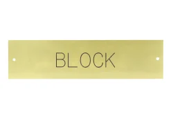 Sale DOVER DROPSHIP Brass Halter Nameplate - 3 lines