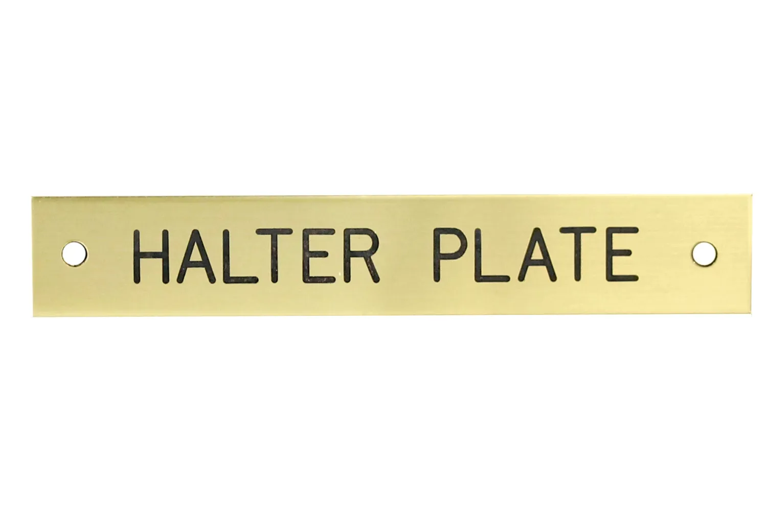 Sale DOVER DROPSHIP Brass Halter Nameplate - 3 lines