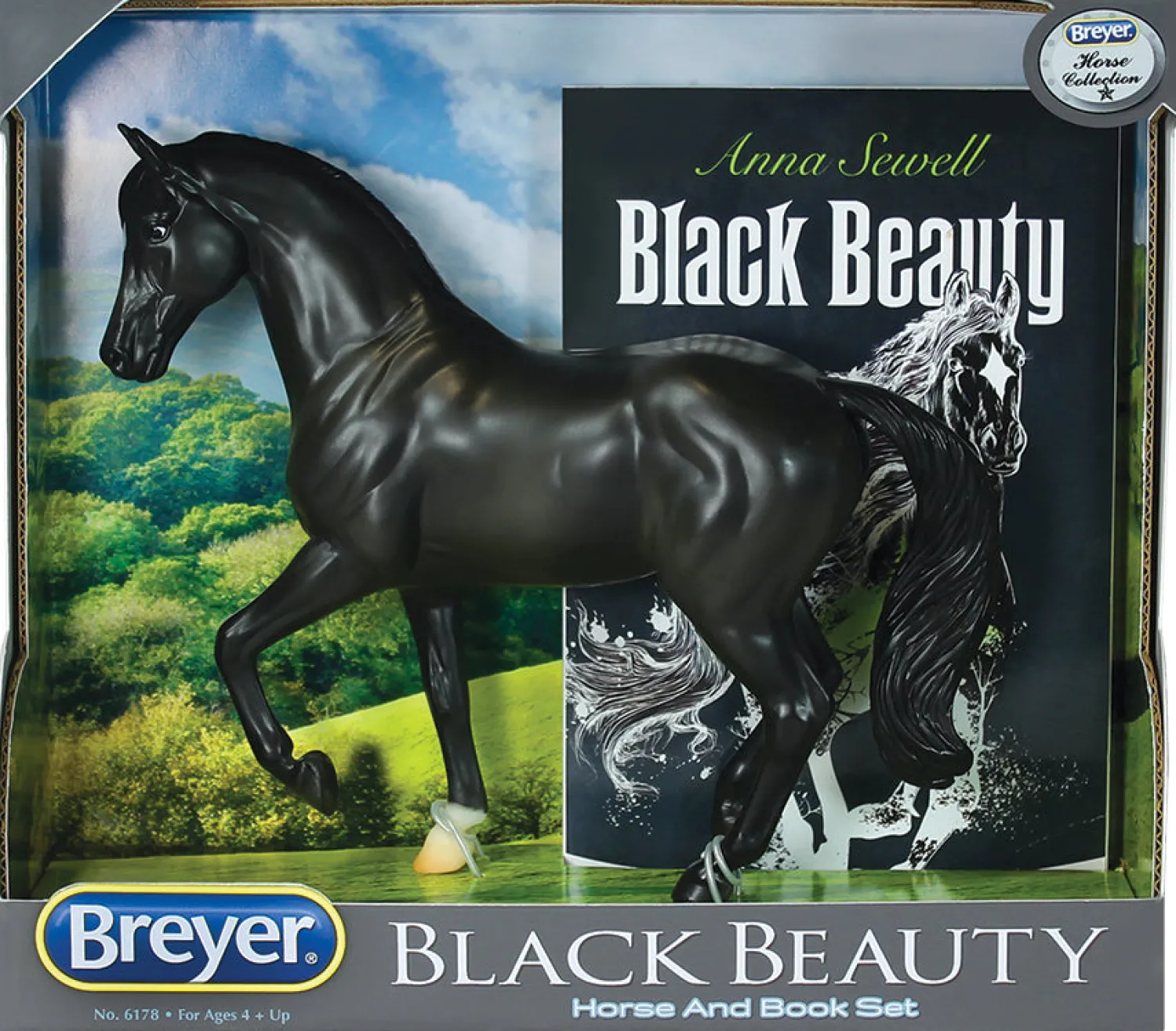 New REEVES INTERNATIONAL Breyer® Classics® Black Beauty Horse and Book Set